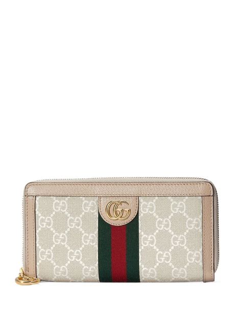 gucci ophidia gg wallet|gucci zip around wallet men's.